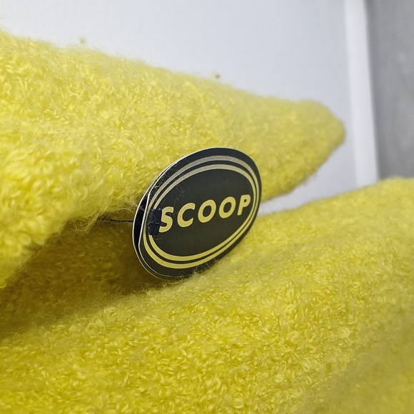 SCOOP Women's Cozy Funnel Neck Tunic Sweater Yellow XL - Picture 4 of 13